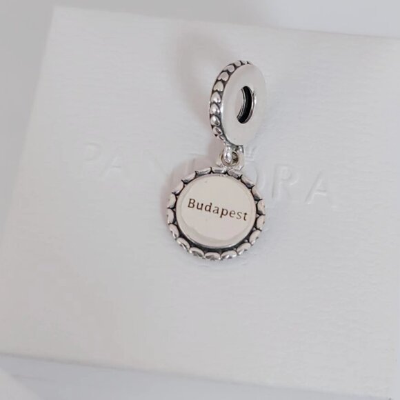 Pandora Budapest Dangle Charm Hungary Charm Travel Charm S925 Silver Pendant - Picture 3 of 7